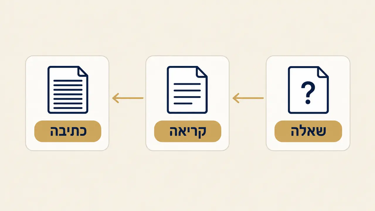 שאלת מחקר ממוקדת מקצרת את הדרך