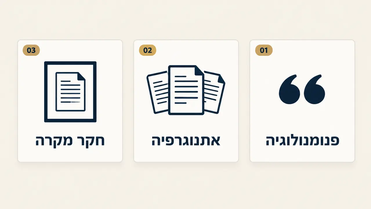 פנומנולוגיה, אתנוגרפיה וחקר מקרה