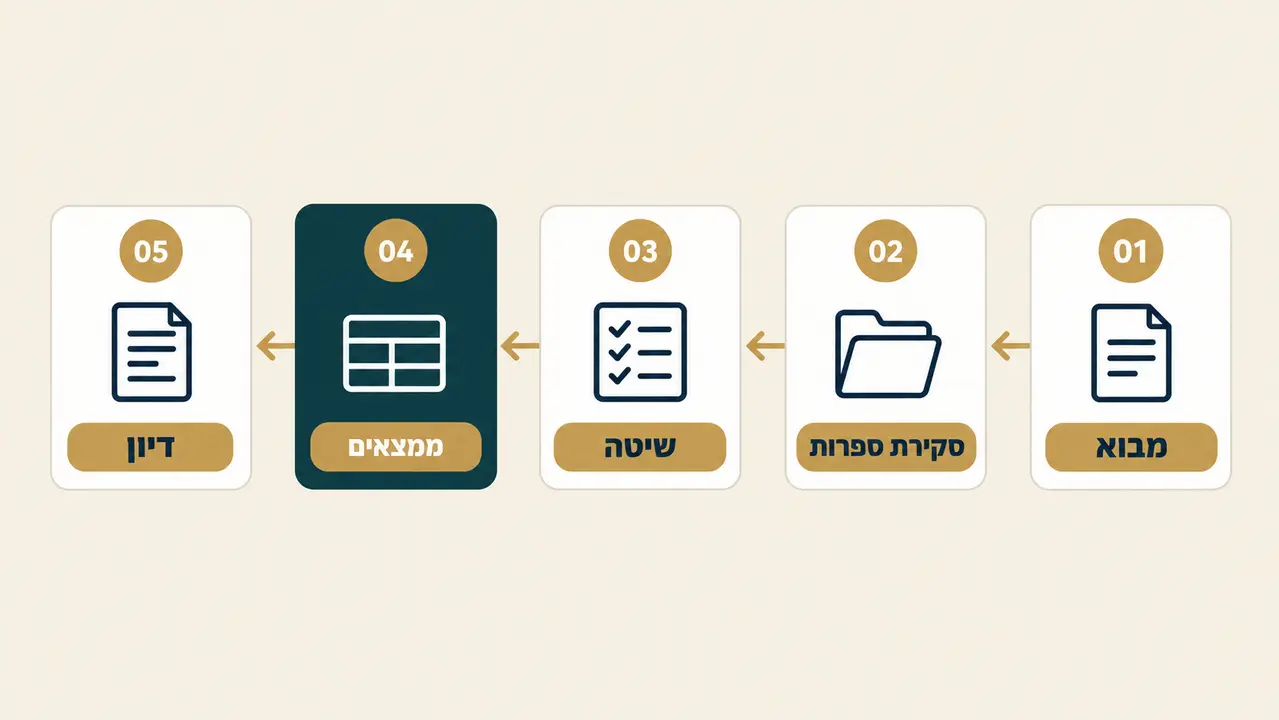 המבנה הבסיסי שמופיע ברוב העבודות