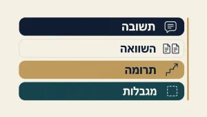 ליווי אישי ומקצועי בתהליך כתיבת תזה