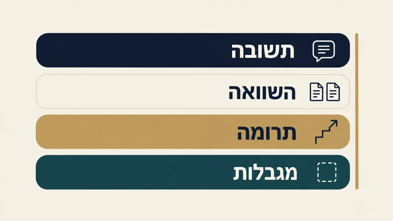 מבנה פרק הדיון