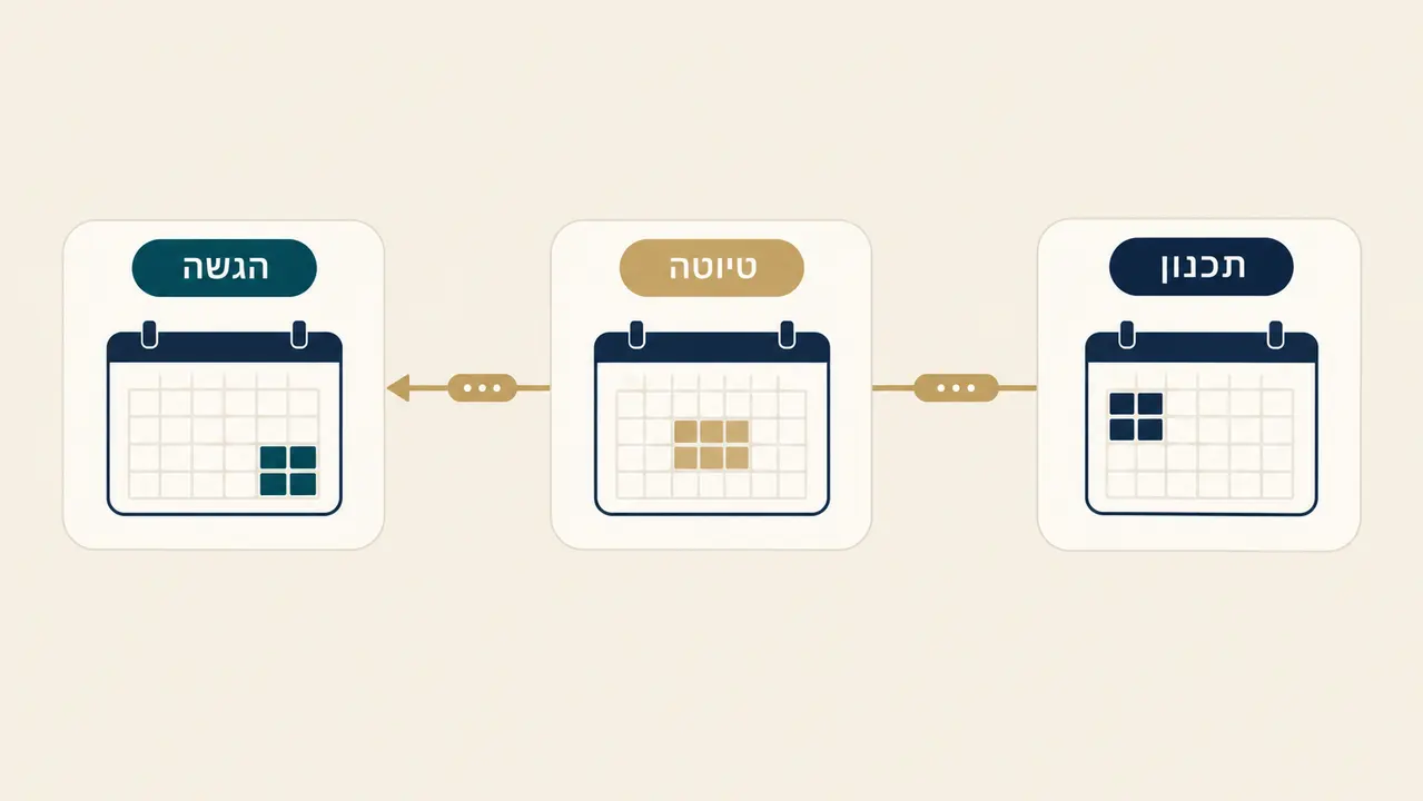 עמידה בזמנים והתמודדות מול מועדי הגשה